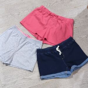 Justice Kids Casual Shorts - Pink, Gray, and Navy